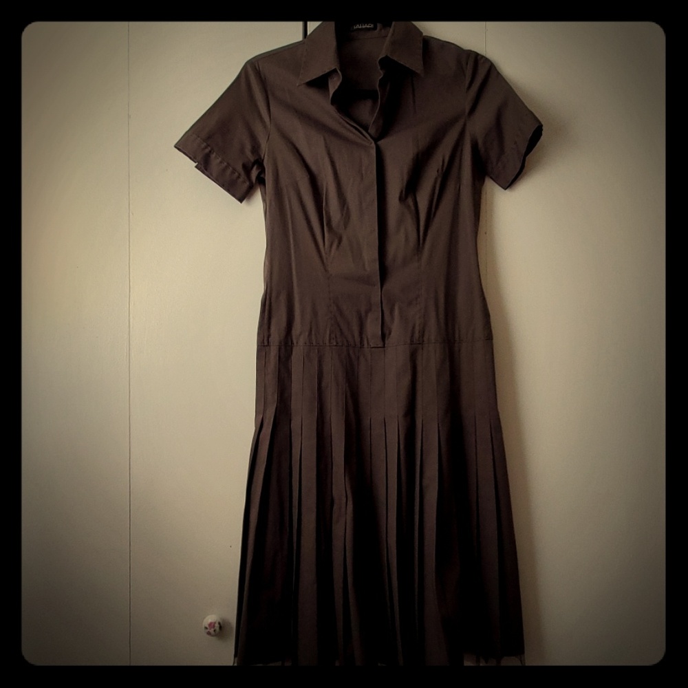 Tahari Brown shirt dresses